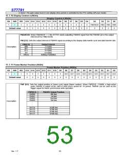 浏览型号ST7781的Datasheet PDF文件第53页
