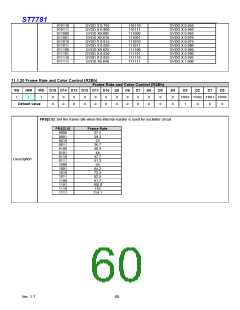浏览型号ST7781的Datasheet PDF文件第60页