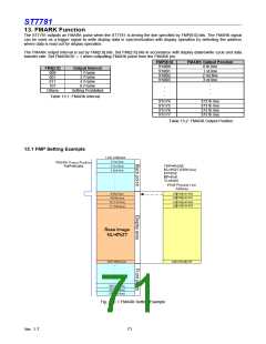 浏览型号ST7781的Datasheet PDF文件第71页