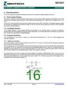 浏览型号SX1231的Datasheet PDF文件第16页