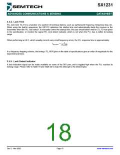 浏览型号SX1231的Datasheet PDF文件第18页