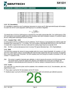 浏览型号SX1231的Datasheet PDF文件第26页
