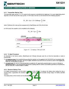 浏览型号SX1231的Datasheet PDF文件第34页
