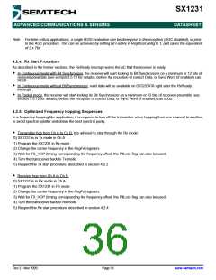 浏览型号SX1231的Datasheet PDF文件第36页