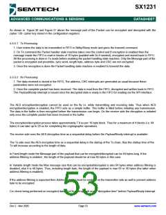 浏览型号SX1231的Datasheet PDF文件第53页