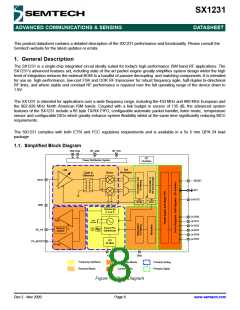 浏览型号SX1231的Datasheet PDF文件第8页