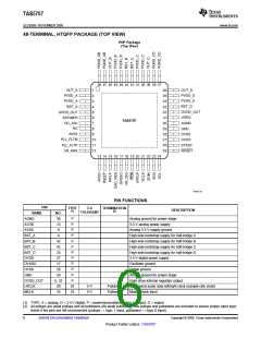 浏览型号TAS5707的Datasheet PDF文件第6页