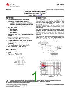浏览型号TPS7A8001DRBR的Datasheet PDF文件第1页