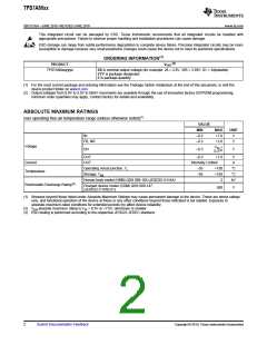 浏览型号TPS7A8001DRBR的Datasheet PDF文件第2页