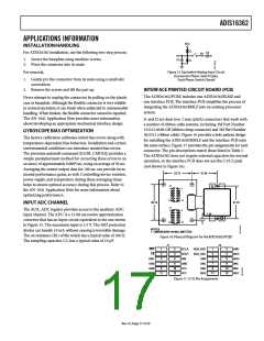 浏览型号ADIS16362BMLZ的Datasheet PDF文件第17页
