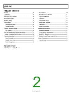 浏览型号ADIS16362BMLZ的Datasheet PDF文件第2页
