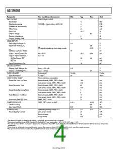浏览型号ADIS16362BMLZ的Datasheet PDF文件第4页