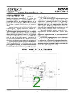 浏览型号AS4SD8M16的Datasheet PDF文件第2页