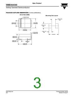 浏览型号SMB30A300HE3/5B的Datasheet PDF文件第3页