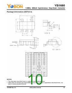 浏览型号YB1680的Datasheet PDF文件第10页