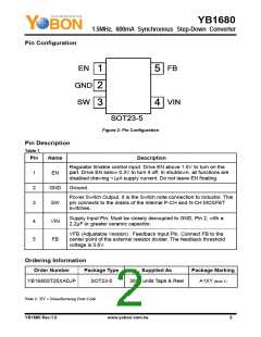 浏览型号YB1680的Datasheet PDF文件第2页