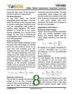 浏览型号YB1680的Datasheet PDF文件第8页