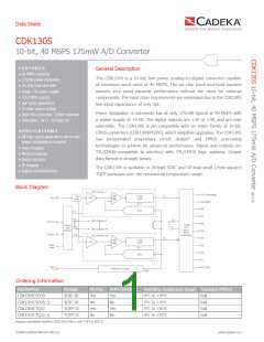 浏览型号CDK1305CTQ32的Datasheet PDF文件第1页