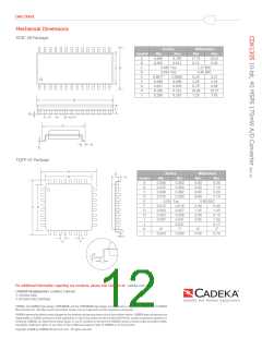 浏览型号CDK1305CTQ32的Datasheet PDF文件第12页