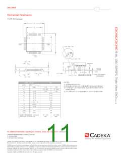 浏览型号CDK3402CTQ48的Datasheet PDF文件第11页