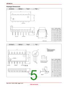浏览型号HD74HC14P的Datasheet PDF文件第5页