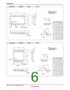 浏览型号HD74HC14P的Datasheet PDF文件第6页