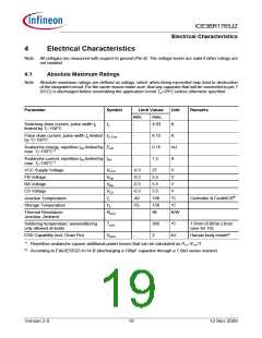 浏览型号ICE3BR1765JZ的Datasheet PDF文件第19页