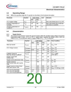 浏览型号ICE3BR1765JZ的Datasheet PDF文件第20页