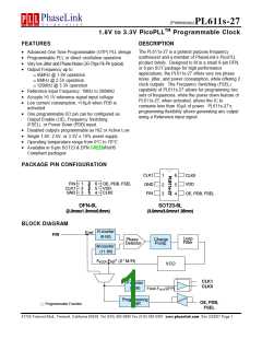 浏览型号PL611S-27-XXXGC-R的Datasheet PDF文件第1页