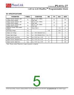 浏览型号PL611S-27-XXXGC-R的Datasheet PDF文件第5页