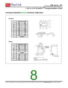 浏览型号PL611S-27-XXXGC-R的Datasheet PDF文件第8页