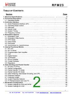 浏览型号RFM23的Datasheet PDF文件第2页