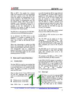 浏览型号RFM70的Datasheet PDF文件第11页