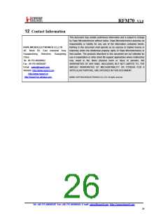浏览型号RFM70-D的Datasheet PDF文件第26页