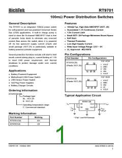 浏览型号RT9701CB的Datasheet PDF文件第1页