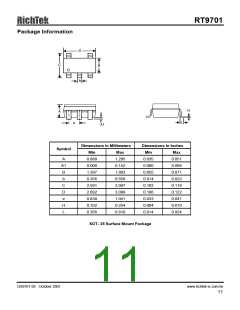 浏览型号RT9701CB的Datasheet PDF文件第11页