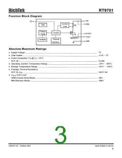 浏览型号RT9701CB的Datasheet PDF文件第3页