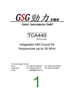 浏览型号TCA440的Datasheet PDF文件第1页