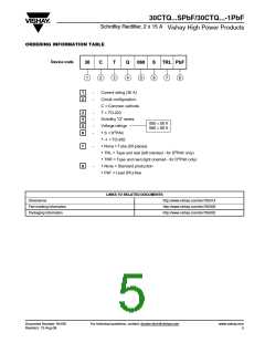 浏览型号30CTQ060SPBF的Datasheet PDF文件第5页