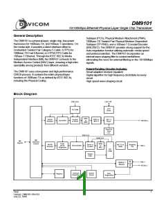 浏览型号DM9101F的Datasheet PDF文件第1页