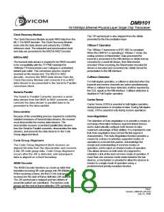 浏览型号DM9101F的Datasheet PDF文件第18页