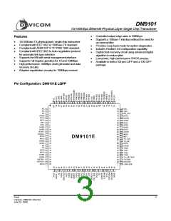 浏览型号DM9101F的Datasheet PDF文件第3页
