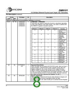 浏览型号DM9101F的Datasheet PDF文件第8页