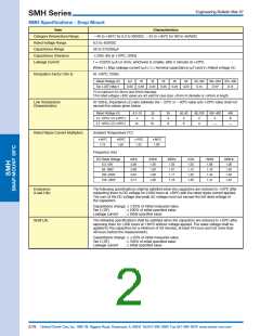 浏览型号ESMH350VSN223MR50T的Datasheet PDF文件第2页