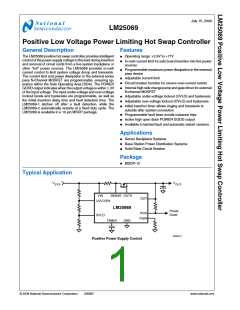 浏览型号LM25069的Datasheet PDF文件第1页