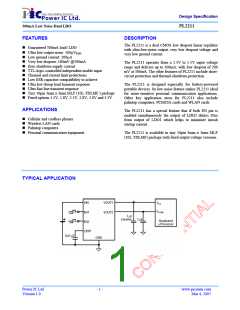 浏览型号PL2211-25UZ的Datasheet PDF文件第1页