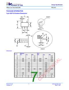 浏览型号PL2211-25UZ的Datasheet PDF文件第7页