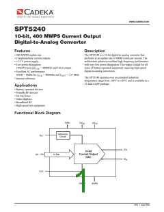 浏览型号SPT5240SIT的Datasheet PDF文件第1页