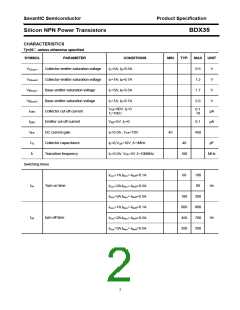 浏览型号BDX35的Datasheet PDF文件第2页