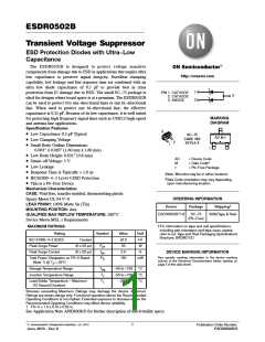 浏览型号ESDR0502BT1G的Datasheet PDF文件第1页